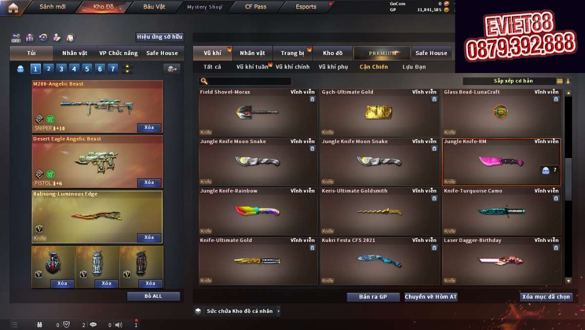 shop acc cf uy tin gia re